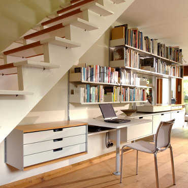 biblioteca escalera
