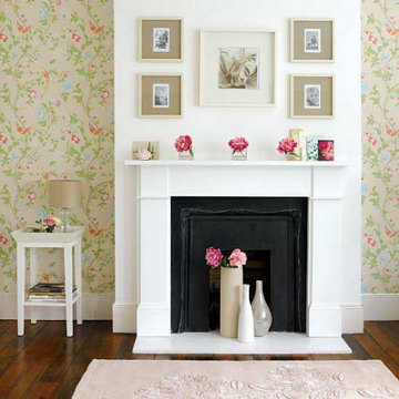 chimenea flores