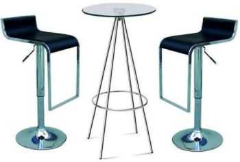 conjunto-taburetes-domus-stool-negro-y-mesa-alta-cristal