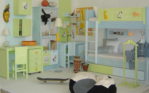 Cuartos de niños pintados de verde – dabcre.com