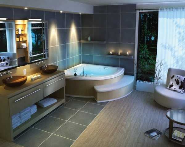 Interior design i Sala de casa sofisticada com o piso porcelanatoiso