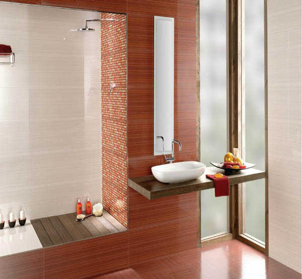 Interior design i Sala de casa sofisticada com o piso porcelanatoiso