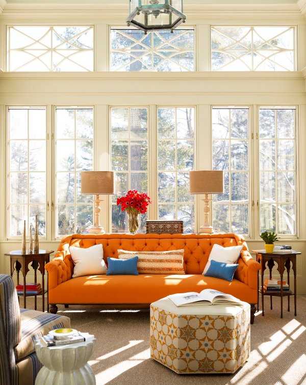 Combinación de naranja con celeste ¿Te animas?